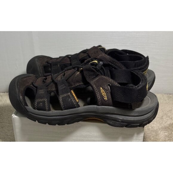 Keen Mens Newport H2 Water Sandals Size 11 Black & Brown Fishing Hiking Water - Picture 2 of 11